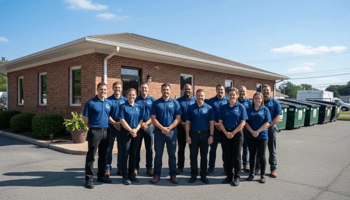 Office team members at Staten Island Dumpster Rental Solutions in Staten Island, NY